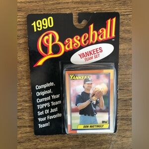 1989, 1990 New York Yankees Team Sets
